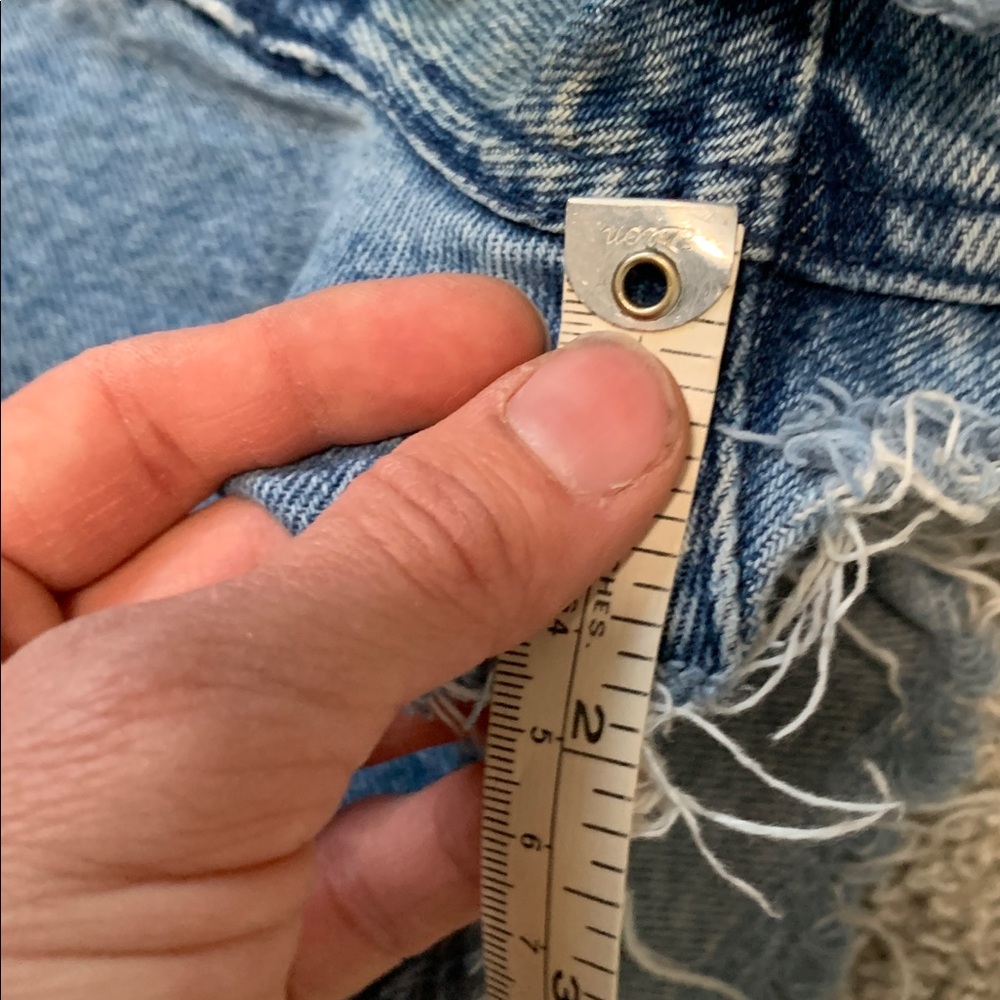 Vintage Jones Wear Distressed Cut Off Jean Shorts - Picture 6 of 8